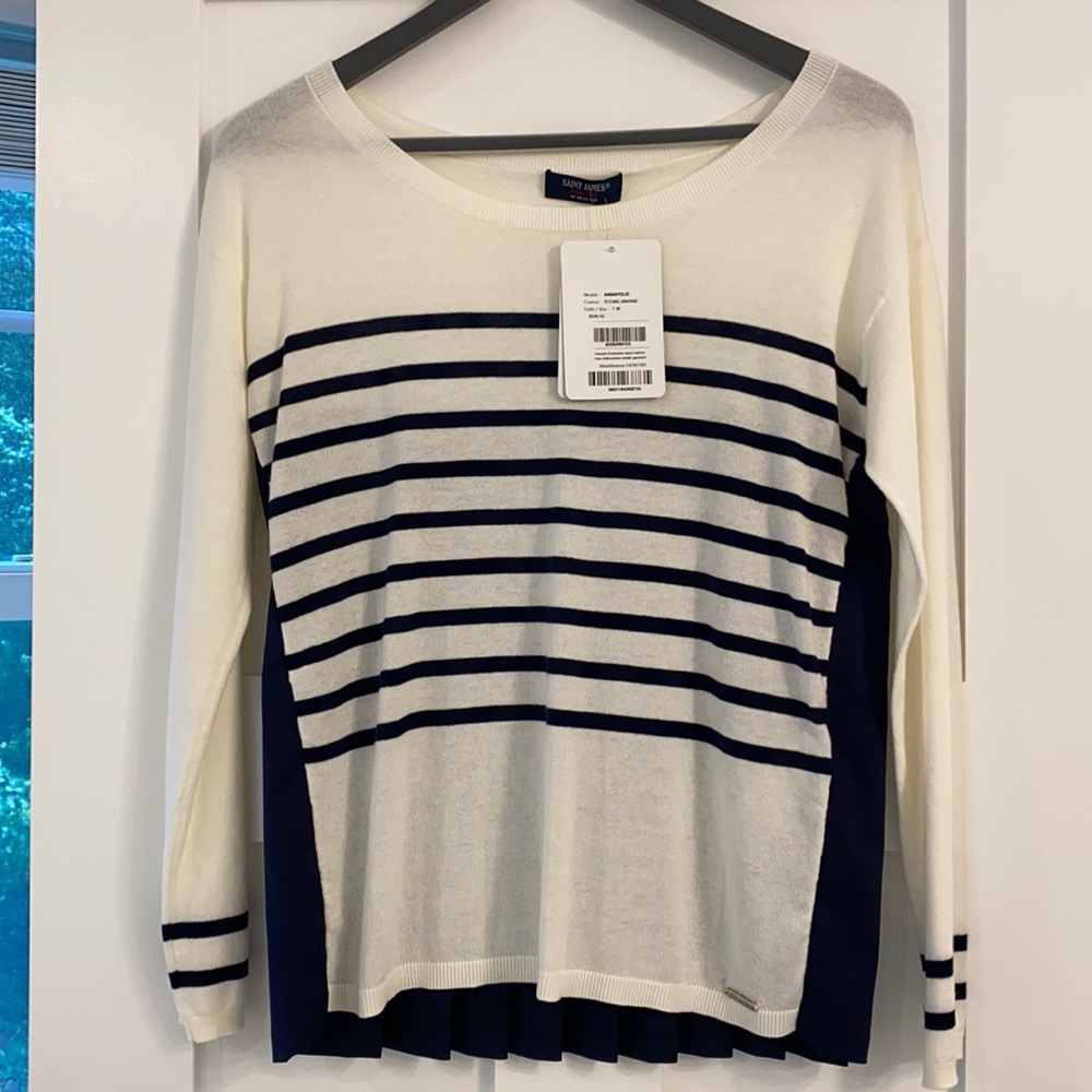 NWT Saint James Striped Shirt